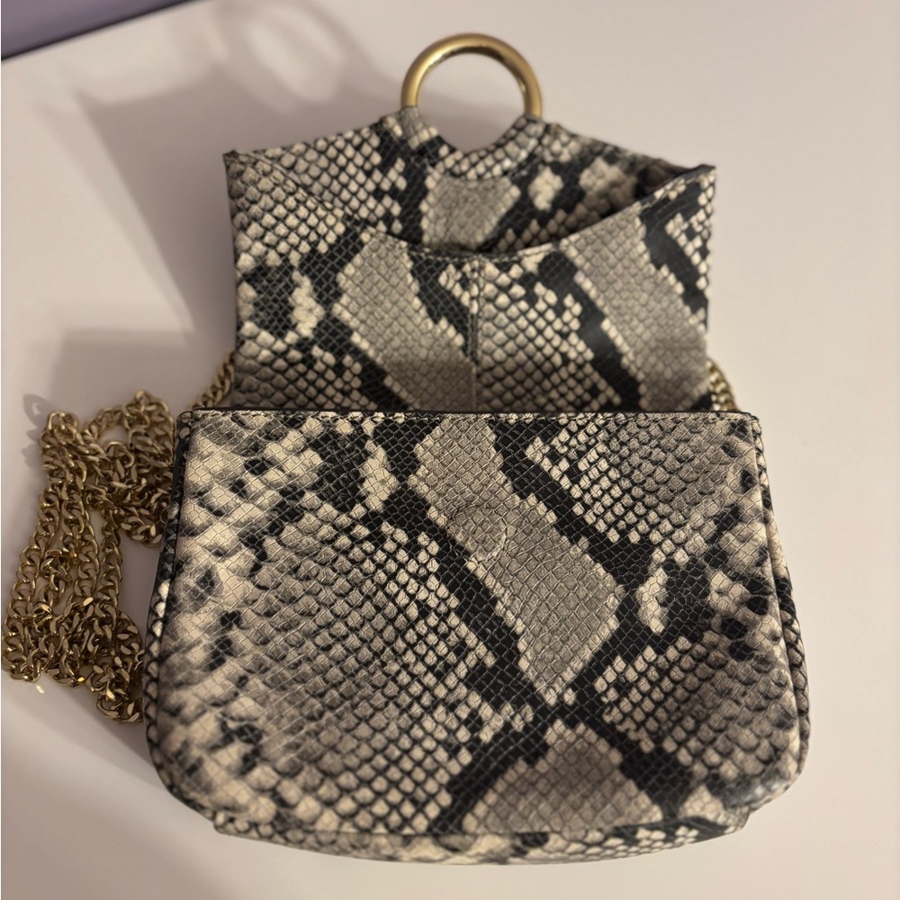 Snakeskin Leather Crossbody Bag - Picture 3 of 6